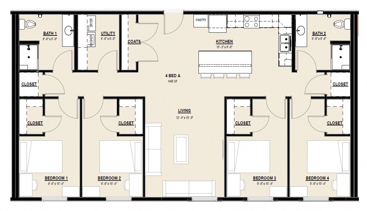 Suite A Floorplan